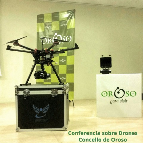 Conferencia Drones Concello de Oroso, Aerosar